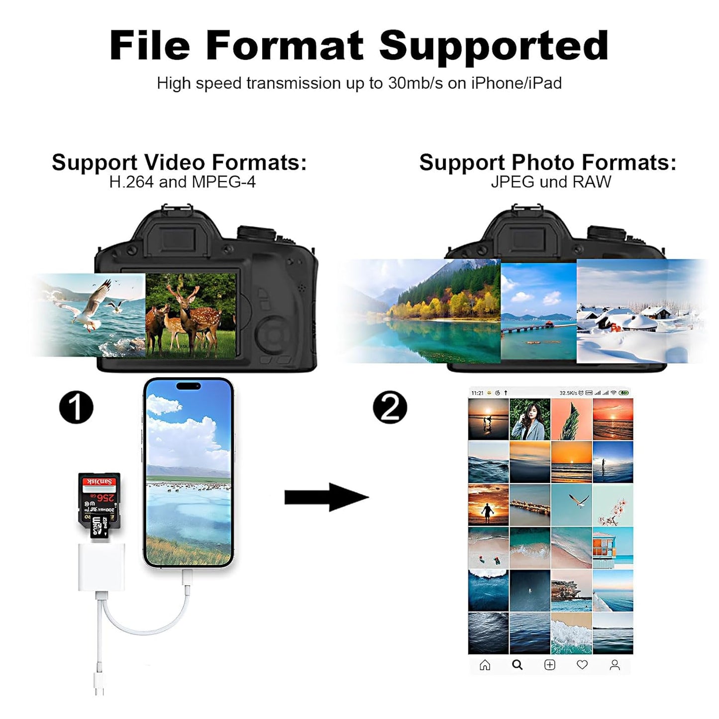 SD to Mobile Card Reader
