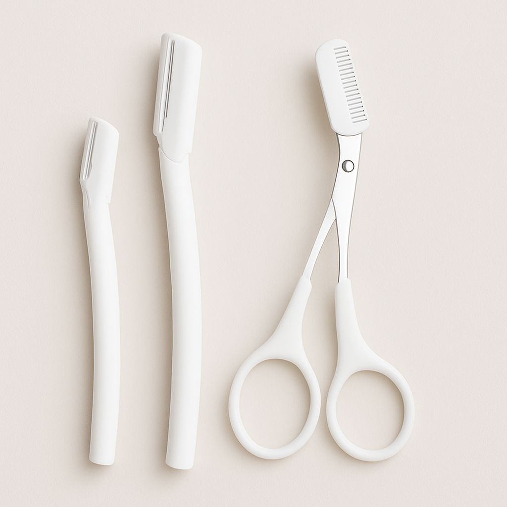 Precision Electric Eyebrow Trimmer Kit: Painless Portable Facial Hair Remover