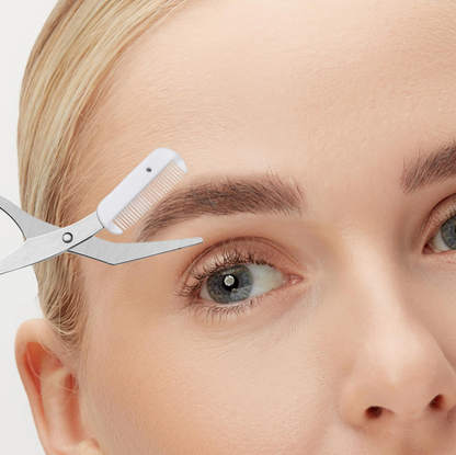 Precision Electric Eyebrow Trimmer Kit: Painless Portable Facial Hair Remover