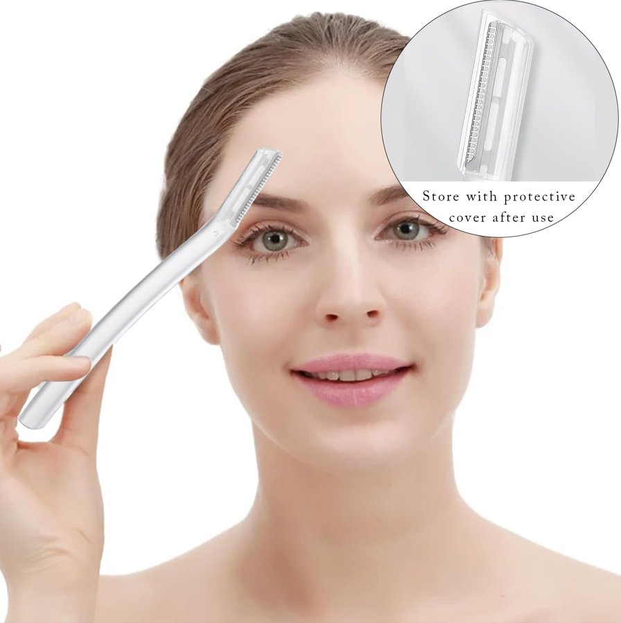 Precision Electric Eyebrow Trimmer Kit: Painless Portable Facial Hair Remover