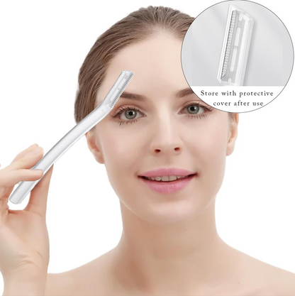 Precision Electric Eyebrow Trimmer Kit: Painless Portable Facial Hair Remover